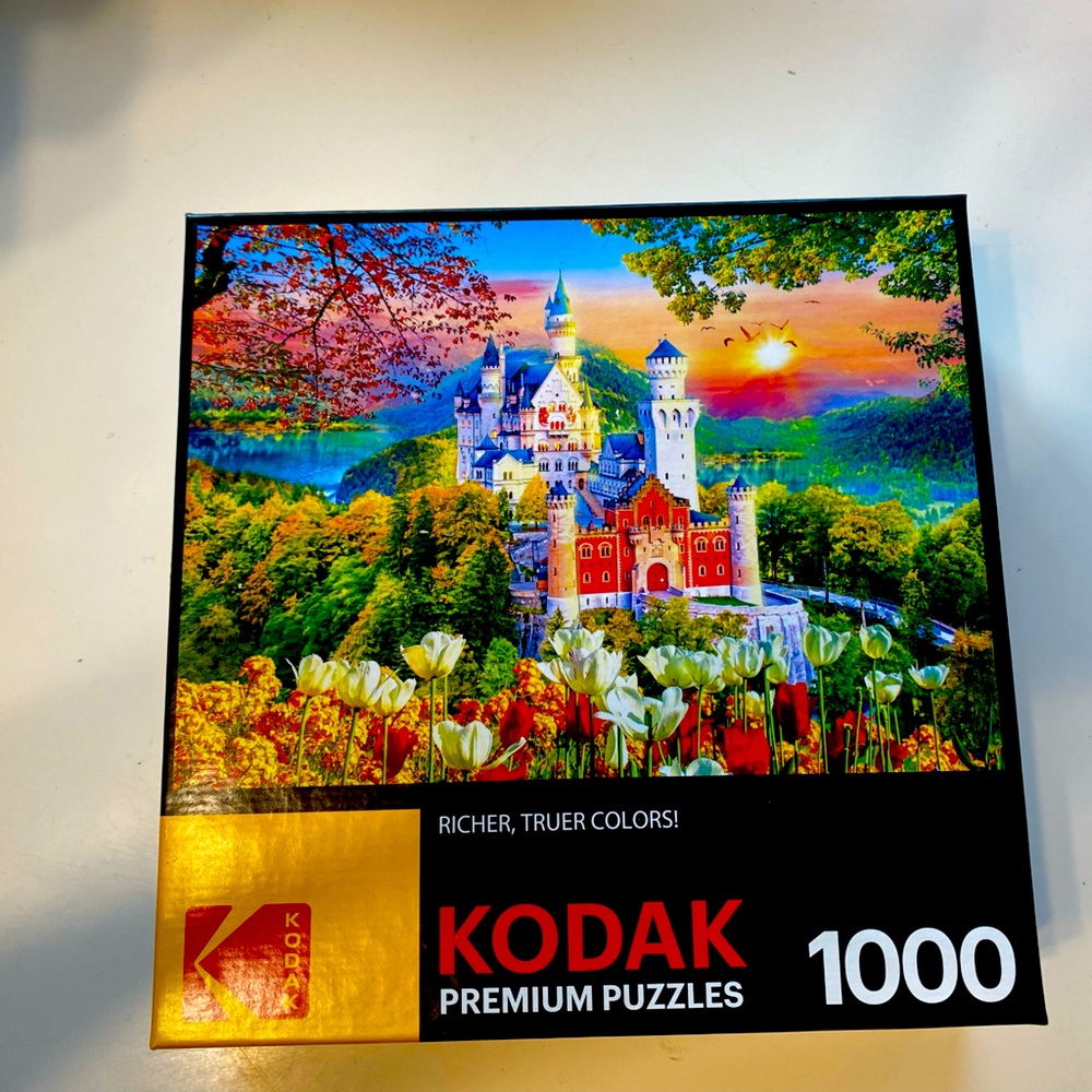 1000 pieces puzzle, Kodak, Neuschwanstein Castle